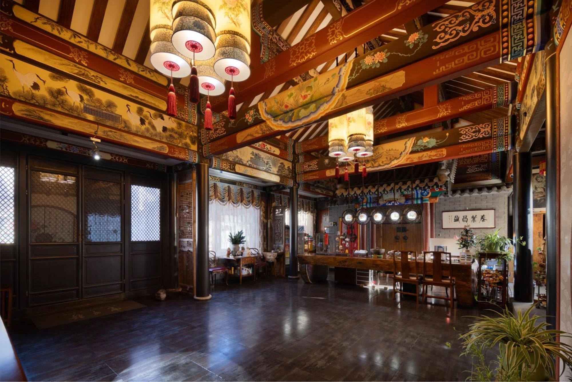 Datong Yunzhong Traditional Courtyard Exterior foto